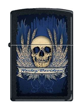 Зажигалка Zippo Harley-Davidson Skull Pocket