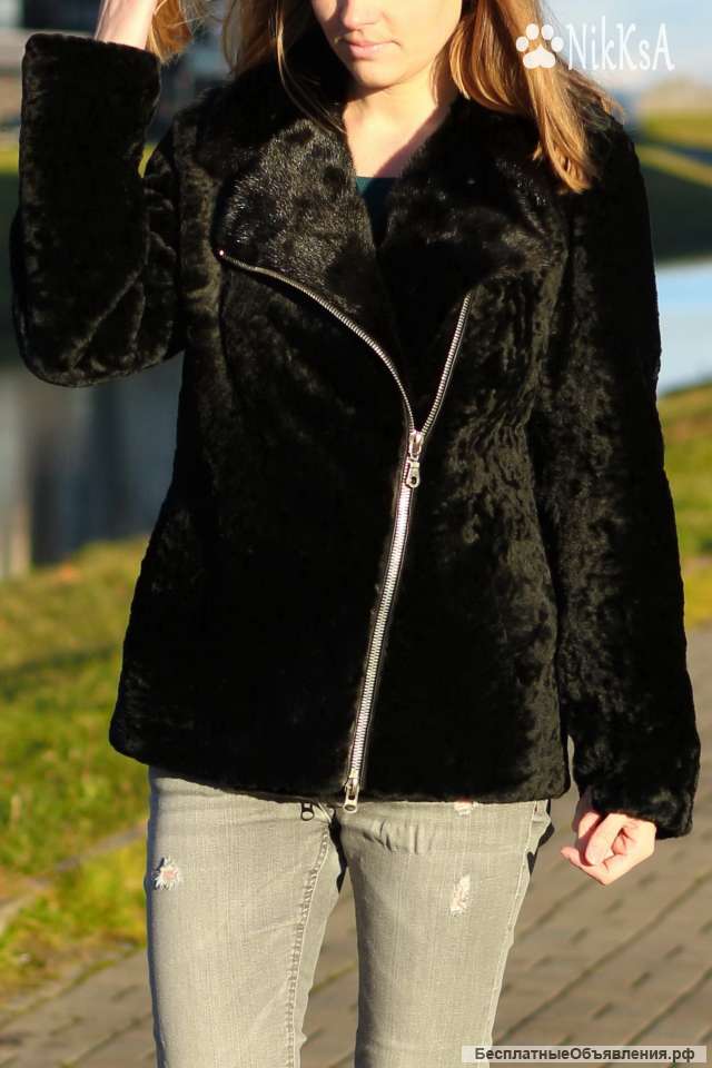 Косуха из овчины с отделкой из норки