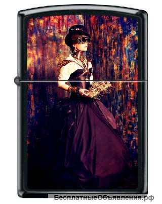Зажигалка Zippo Steampunk Woman Portrait