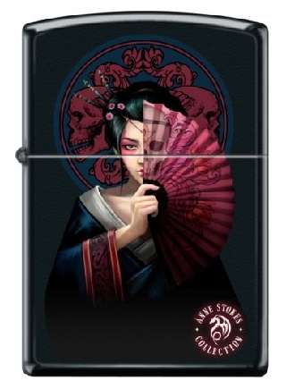 Зажигалка Zippo 46839 Anne Stokes Geisha Girl