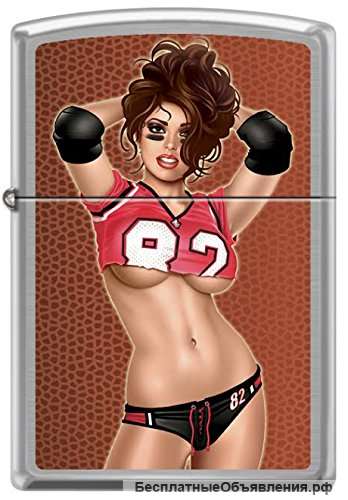 Зажигалка Zippo Sexy PinUp Gridiron Babe