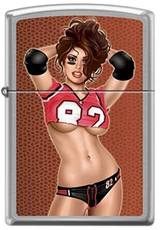 Зажигалка Zippo Sexy PinUp Gridiron Babe
