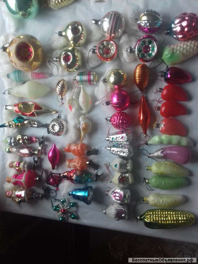 Елочные игрушки СССР