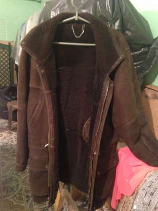 Дублёнка из натуральной кожи и меха Б/У