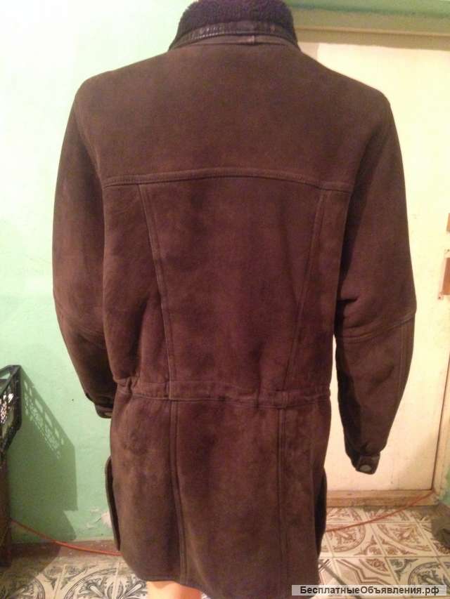 Дублёнка из натуральной кожи и меха Б/У