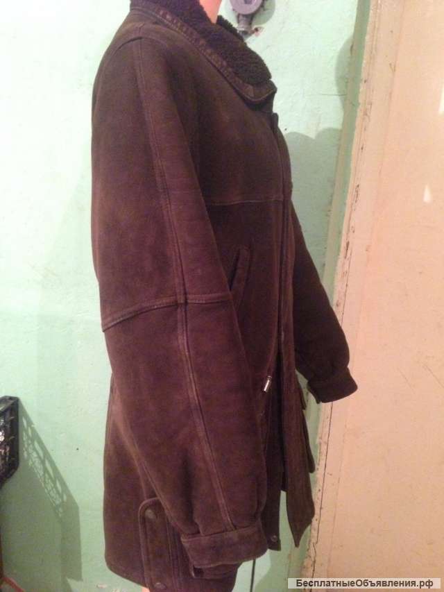 Дублёнка из натуральной кожи и меха Б/У