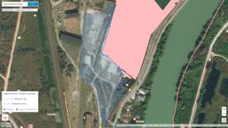 Участок для размещения портового терминала