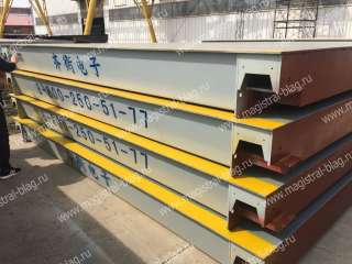 Весы автомобильные платформенные электронные модель scs-100-qs