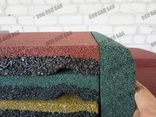 Плитка из резиновой крошки 500х500