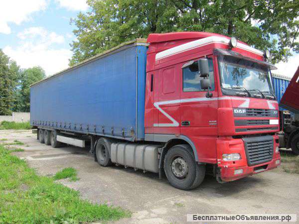 DAF XF95 series 2005 г. в. с приц. Utilily