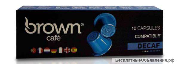 Кофе в капсулах неспрессо Brown