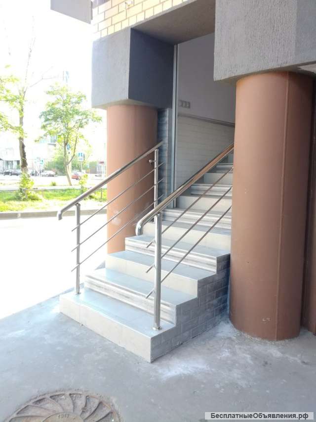 Ограждение крыльца из нержавеющей стали