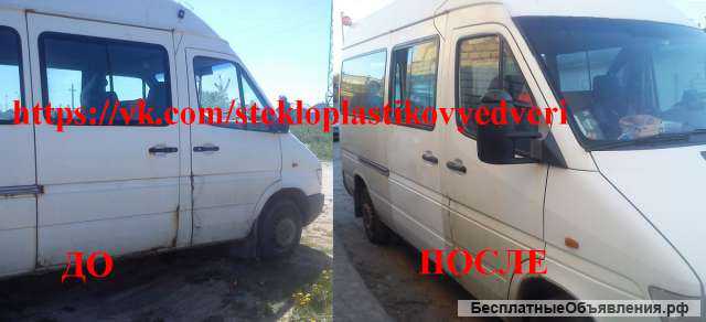 Дверь сдвижная Мерседес Спринтер W901-905 (1995-2006 г.в.), из стеклопластика