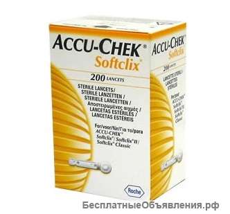 Ланцеты “Акку-чек Софткликс” 200
