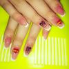 Наращивание ногтей,дизайн Minx,shellac