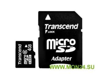 TS16GUSDHC10 Карта памяти microSDHC, 16 ГБ, Class 10