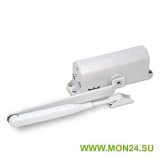 TS-77 EN4 (90кг) (белый) Доводчик для дверей весом до 90 кг, двухскоростной