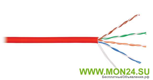 U/UTP 4pair, Cat5e, Solid, In, LSZH (9100C-RD), кабель «витая пара» (LAN) для структурированных сист