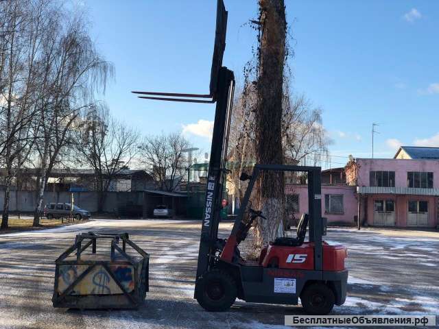 БУ АВТОПОГРУЗЧИК НИССАН FJ01A15 1500 кг / в ОТЛИЧНОМ состоянии