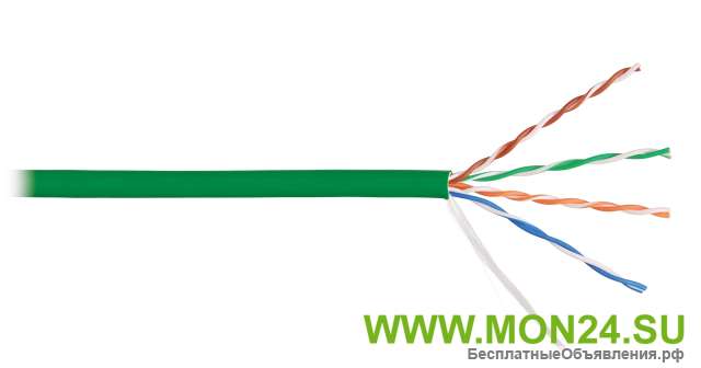 U/UTP 4pair, Cat5e, Solid, In, LSZH (9100C-GN), кабель «витая пара» (LAN) для структурированных сист
