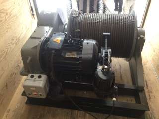 Лебедка маневровая электрическая г/п 10 тонн ЛМ-10 с тросом