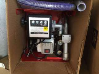 Станция перекачки топлива 12V 80л/мин со счетчиком