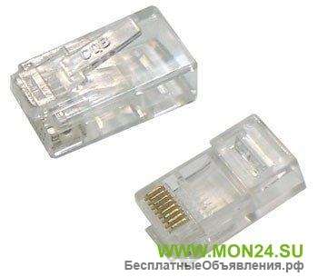 PLUG-8P8C-U-C5-100 (100 шт.) Разъем RJ-45