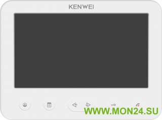 KW-E706FC-W200 (белый) Монитор видеодомофона цветной