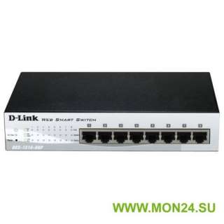 DES-1210-08P Коммутатор с питанием по PoE