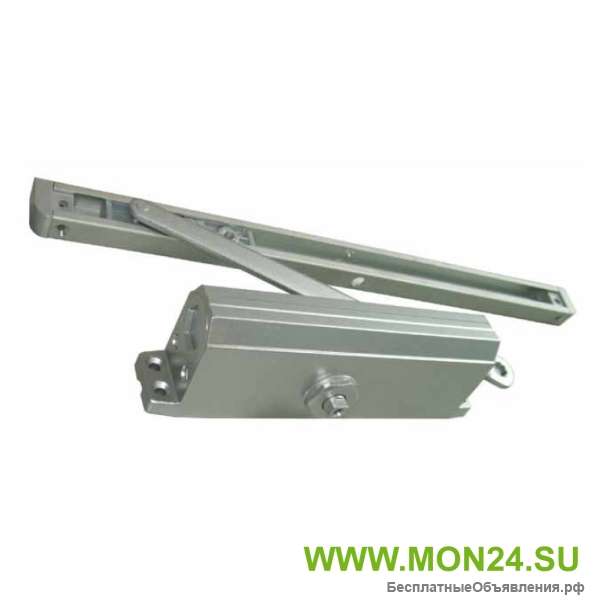 E-605D (серебро) Доводчик для дверей весом до 120 кг
