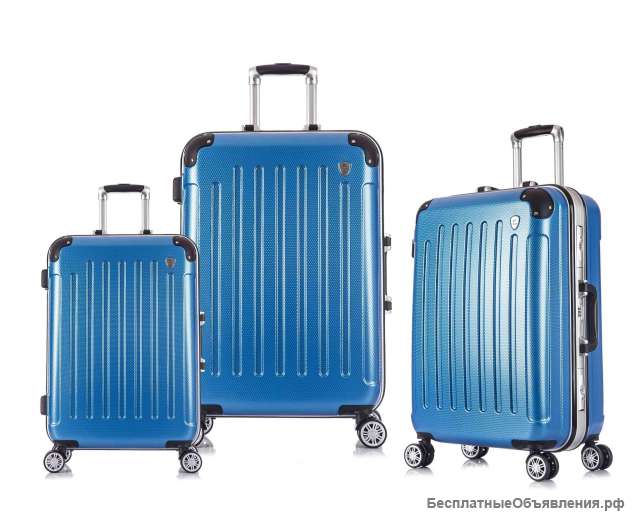 Комплект чемоданов из прочного материала ABS