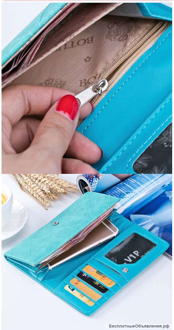 Кошелек новый женский 18 × 9 см