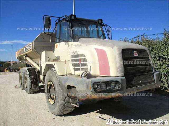 Сочлененный самосвал TEREX TA27, из Европы