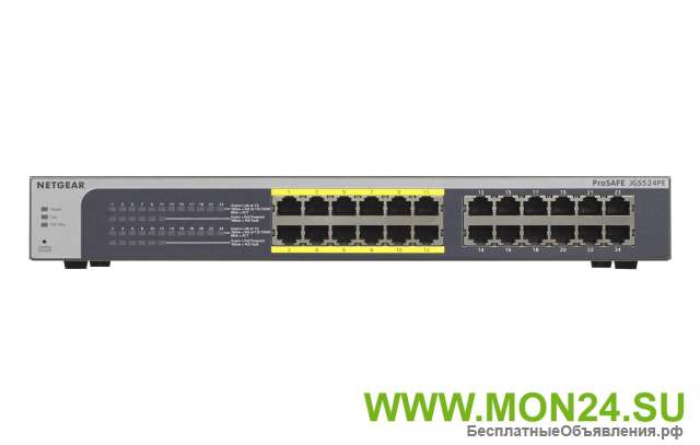 Netgear JGS524PE-100EUS коммутатор 24-портовый