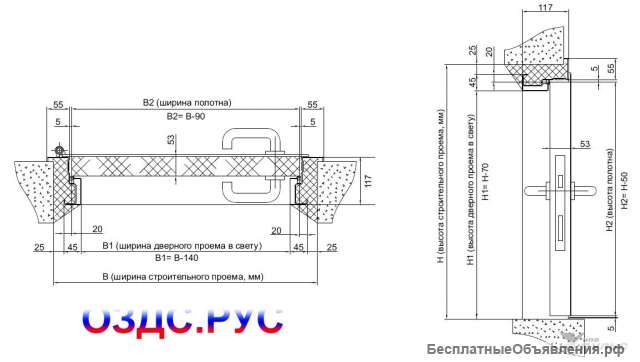 Противопожарная дверь ДПМ-Пульс-01/30К (EI-30)