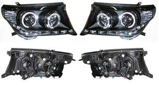 ​Toyota land cruiser 200 фара фары черные линзы тюнинг (1) MMC-EE-D12-1107P-LDCM7 для ланд крузер 20