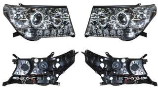 ​Toyota land cruiser 200 фара фары хром линзы тюнинг (2) MMC-SN-D12-1107P-LDCM3 для ланд крузер 200