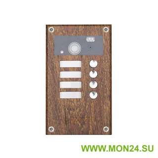 AVP-284 (PAL) Wood Moka Видеопанель вызывная цветная