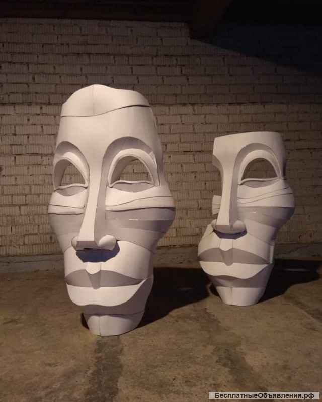 Декорации из картона