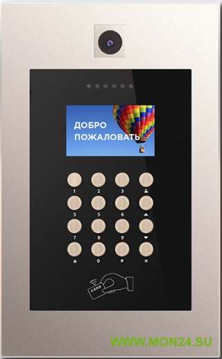 AA-09E GOLD Вызывная панель подъездного IP-домофона