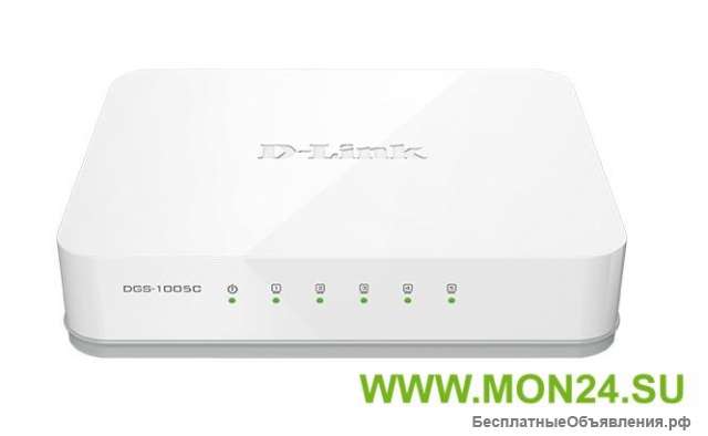 D-Link DGS-1005C/A1A коммутатор 5-портовый