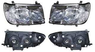 Land Cruiser 100 фара цельная 05-07 левая правая без крректора 81170-60B00 81130-60B10 для ланд круз