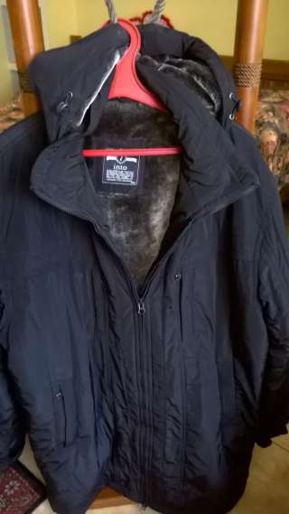 Мужская куртка зимняя синего цвета р 54 -56