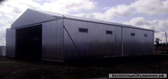 Ангары, гаражи, торговые павильоны