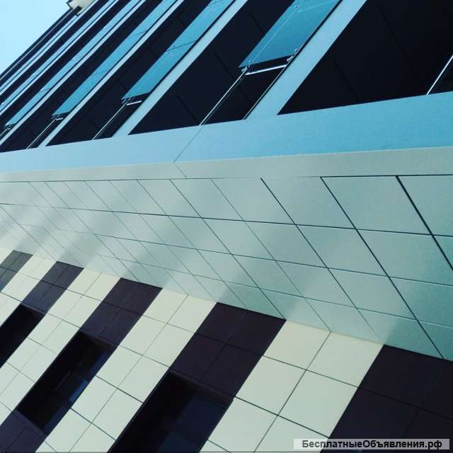 Монтаж навесных вентилируемых фасадов из композитных панелей