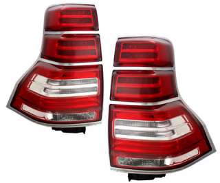 Toyota Land Cruiser Prado 150 фонари тюнинг красные комплект MMC-EE-212-19T7-RD для прадо 150
