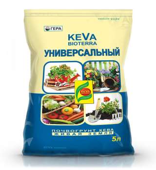 Почвогрунт с биогумусом keva bioterra