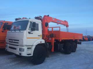 КАМАЗ 43118 с манипулятором канглим 1256