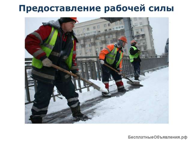 Предоставляем рабочую силу