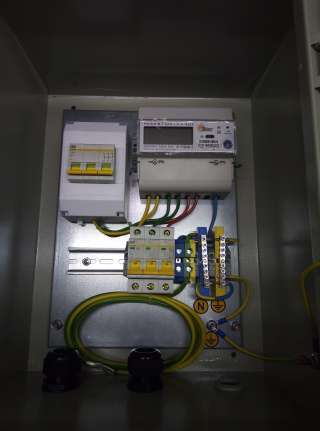 Щит учета 15 кВт, ленэнерго, мрск, лоэск